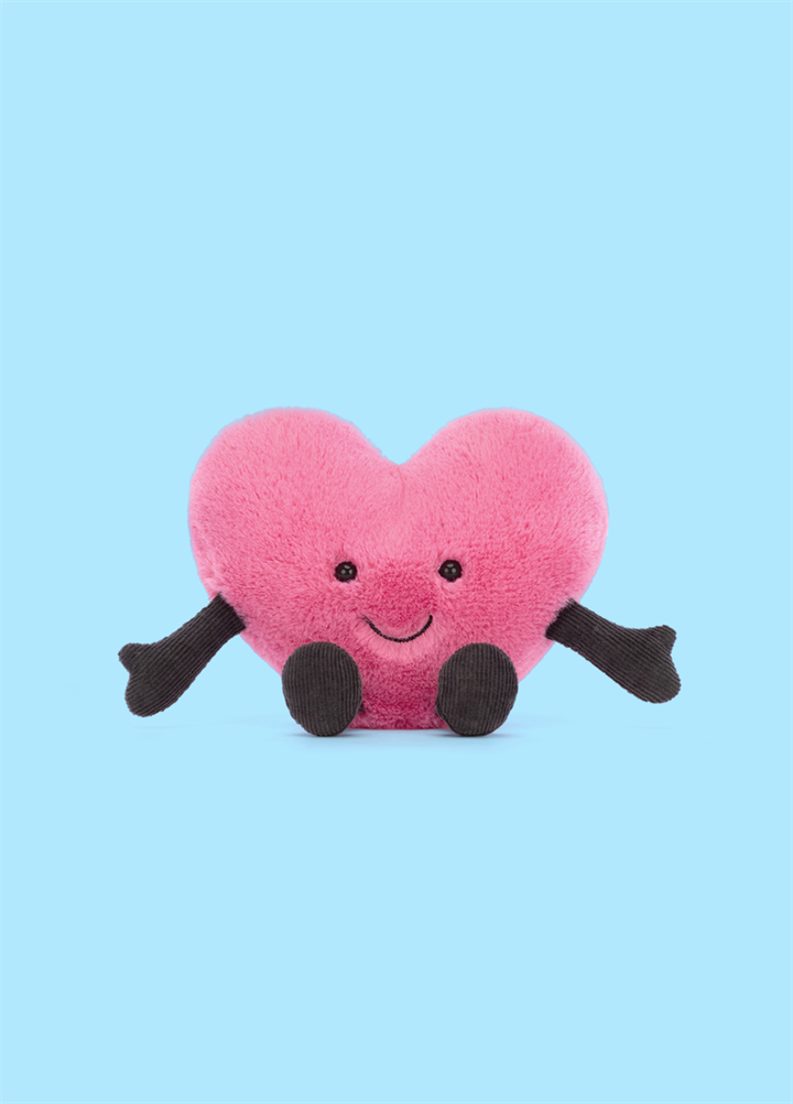 Jellycat Amuseable Hot Pink Heart - Small