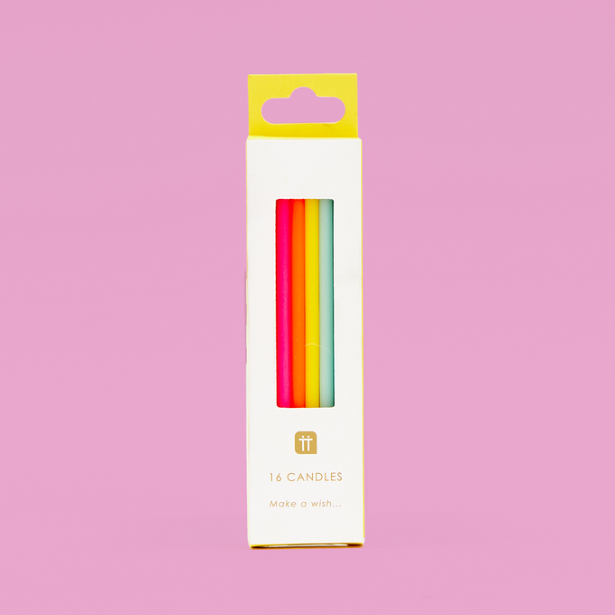 10cm Rainbow Candles