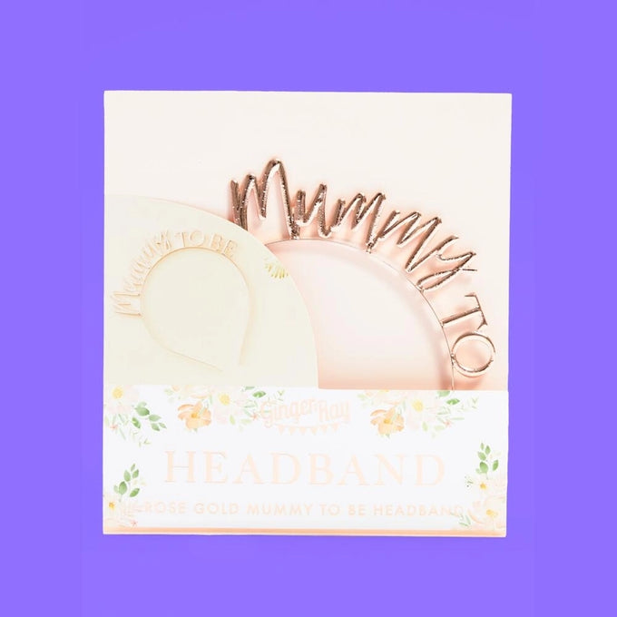 Mummy-To-Be Rose Gold Headband