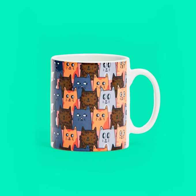 Cat Print Mug