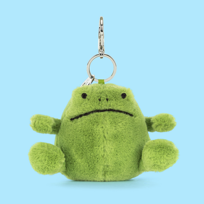 Jellycat Ricky Rain Frog Bag Charm