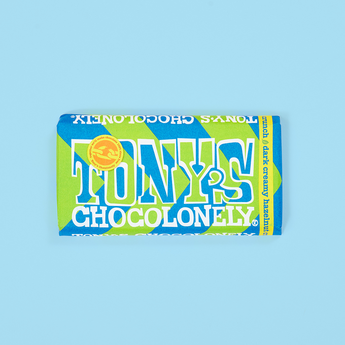 Tony's Chocolonely Dark Hazelnut Crunch