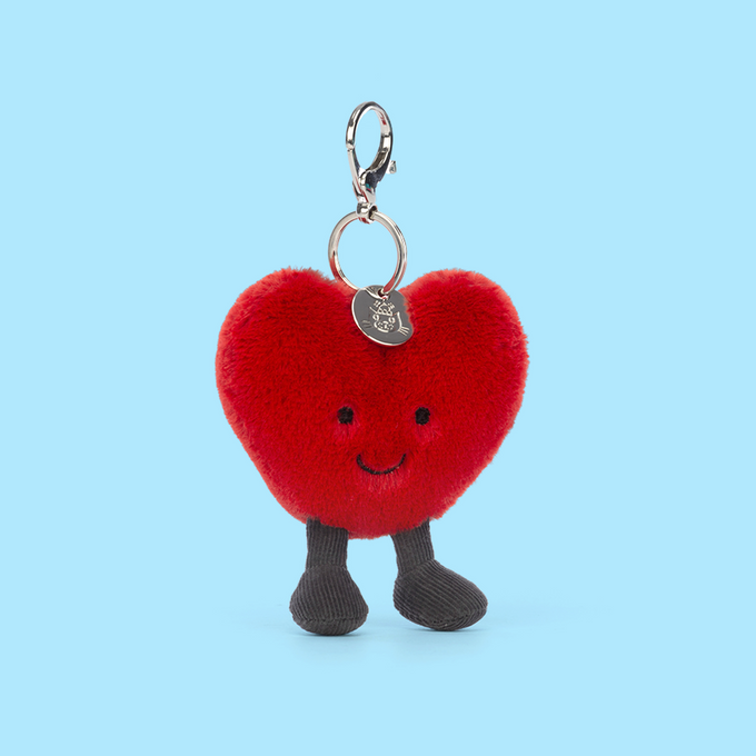 Jellycat Red Heart Bag Charm