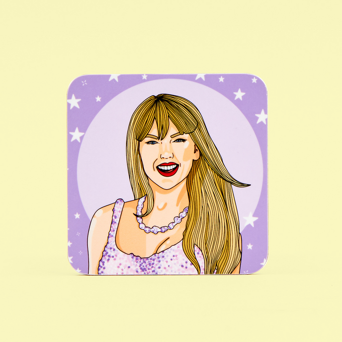 Taylor Swift Purple Coaster