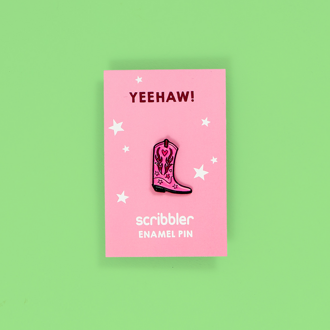 Yeehaw Enamel Pin