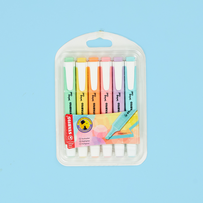 6 Pack Pastel Pens