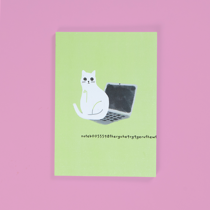 A5 Cat Laptop Notebook