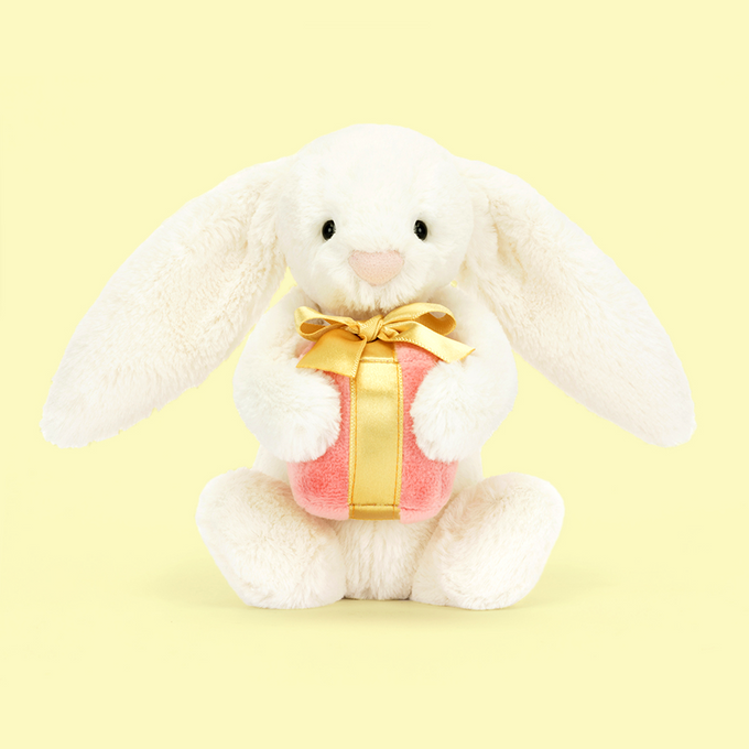 Jellycat Bashful Bunny Present Little