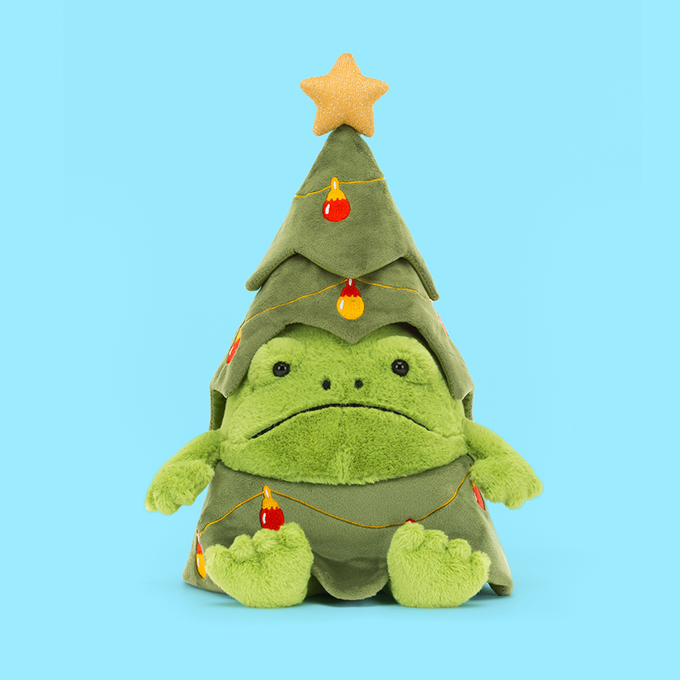 Jellycat Christmas Tree Ricky Rain Frog