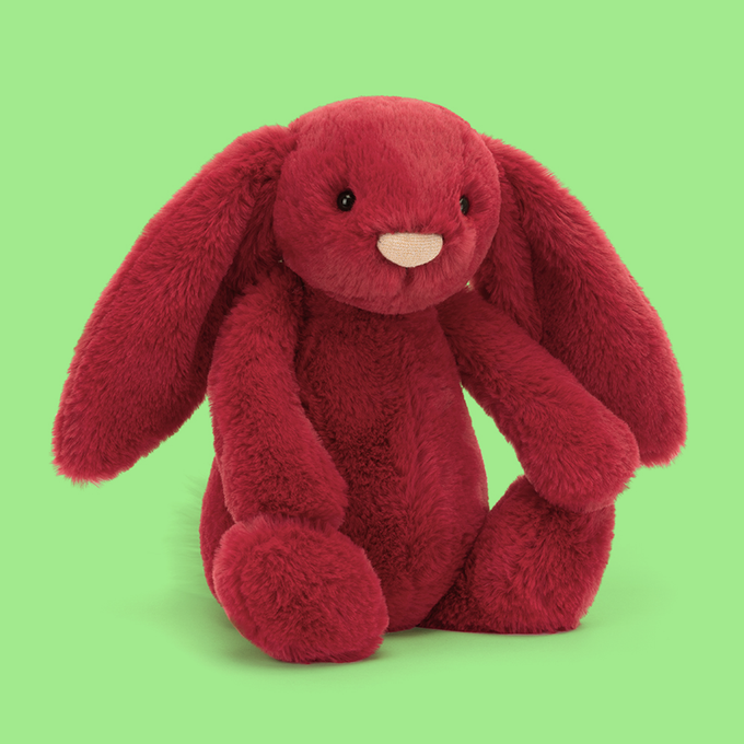 Jellycat Bashful Luxe Bunny Scarlett Medium