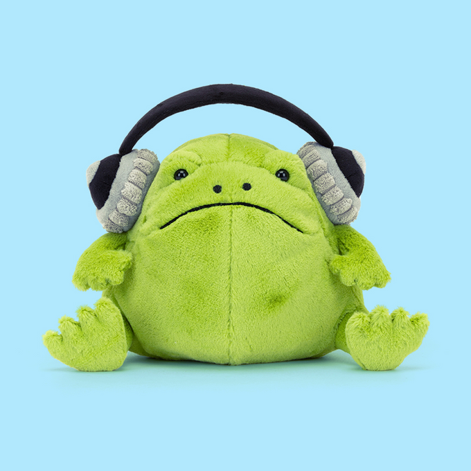 Jellycat Ricky Rain Frog Headphones