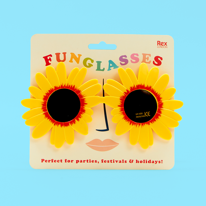 Yellow Sunflower Sunglasses