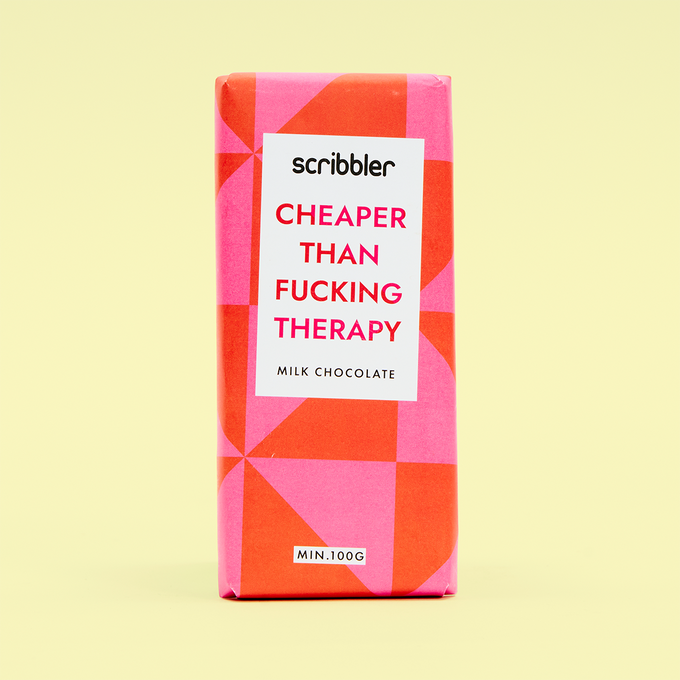 Cheaper Than Therapy Chocolate Bar