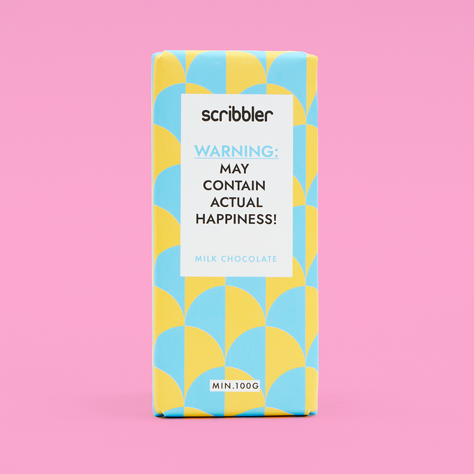 May Contain Happiness Chocolate Bar