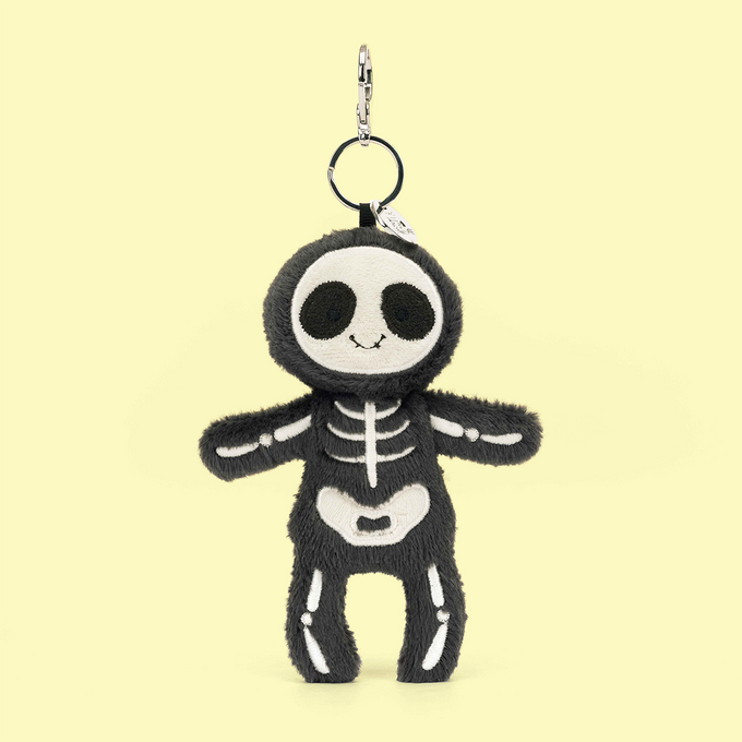 Jellycat Skeleton Bob Bag Charm