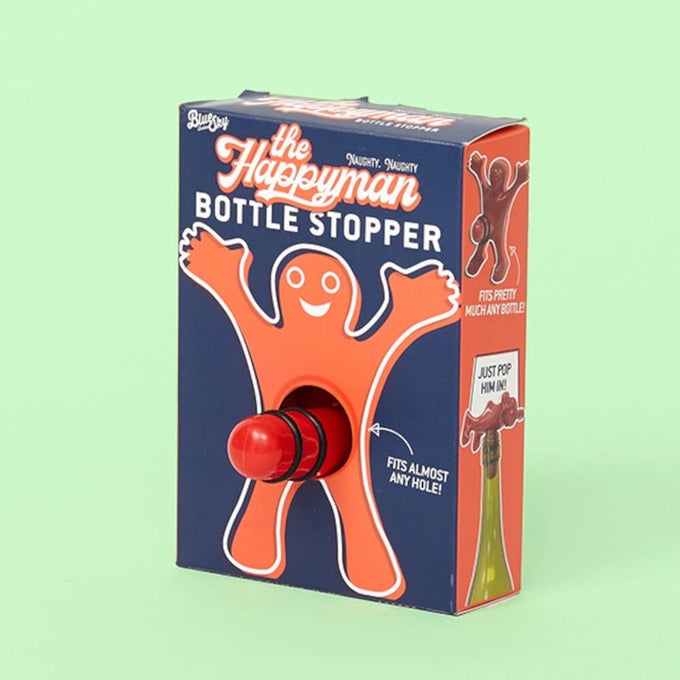 The Happy Man Bottle Stopper