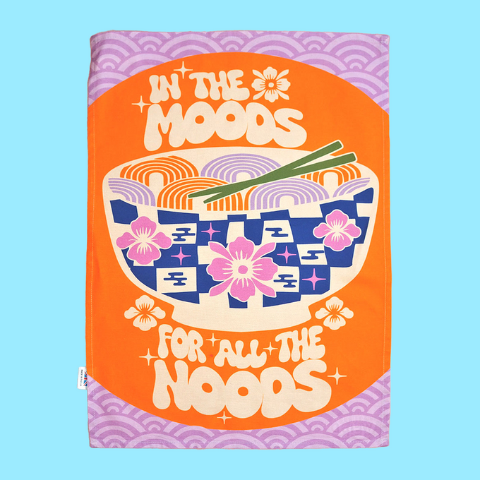 Mood For Noods Tea Towel