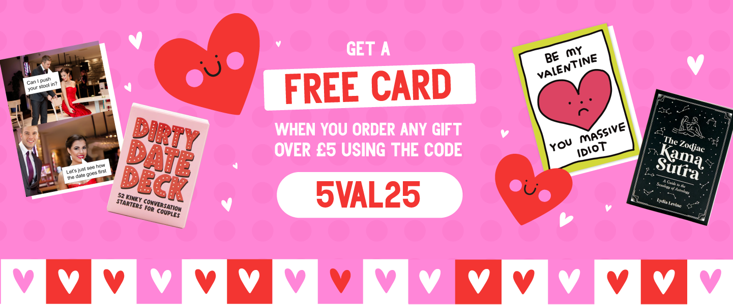 Get a FREE CARD when you buy a gift over £5!