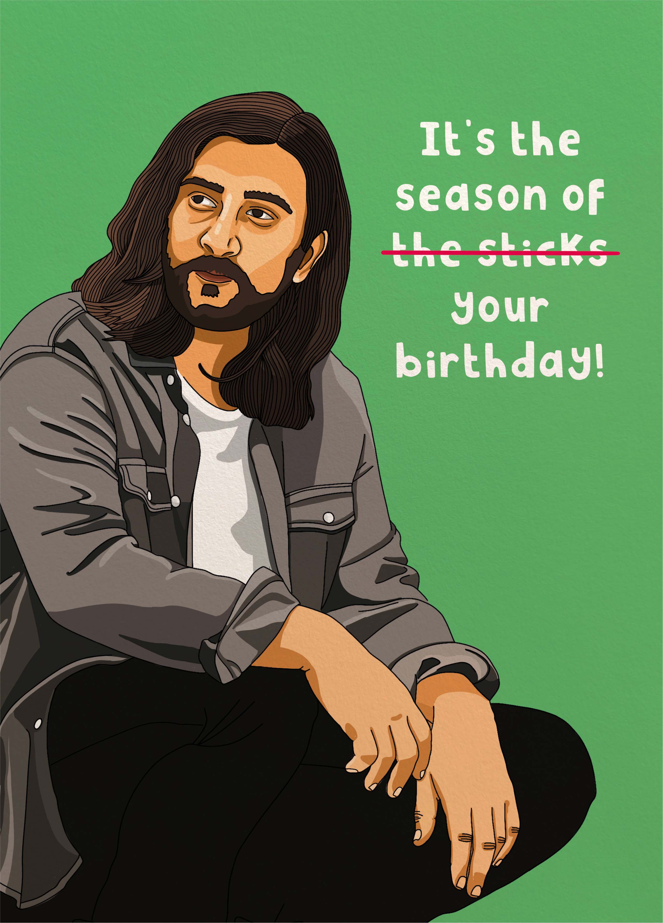 Noah Kahan Birthday Season Card – Scribbler Cards & Gifts